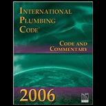 2006 International Plumbing Code Code and Commentary