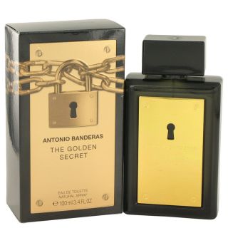 The Golden Secret for Men by Antonio Banderas EDT Spray 3.4 oz