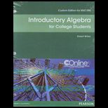 Introductory Algebra for College Students (Custom)