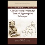 Handbook of Clinical Scoring Systems for Thematic Apperceptive Techniques