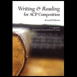 Writing and Reading for Acp Composition (Custom)