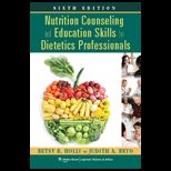 Nutrition Couseling and Education Skills for Dietetics Professionals