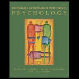Essentials of Research Methods in Psychology