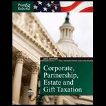 Corp., Partnership Taxation 2013 Edition   Study Guide