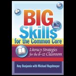 Big Skills For The Common Core Literacy Strategies for the 6 12 Classroom