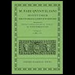 Institutionis Oratoriae, Volume 1 Books 1 6