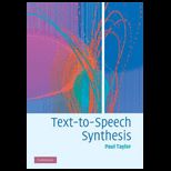 Text to Speech Sythesis