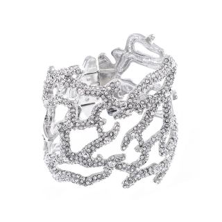 KJL by KENNETH JAY LANE Crystal Coral Reef Branch Cuff Bracelet, Womens