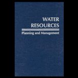 Water Resources  Planning and Management