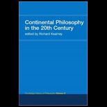 Continental Philosophy in 20th Century