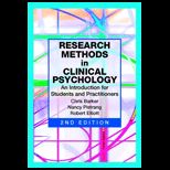 Research Methods in Clinical Psychology  An Introduction for Students and Practitioners