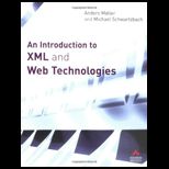 Introduction to XML And Web Technologies