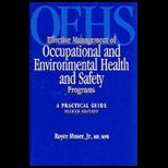Effective Management of Occupational and 