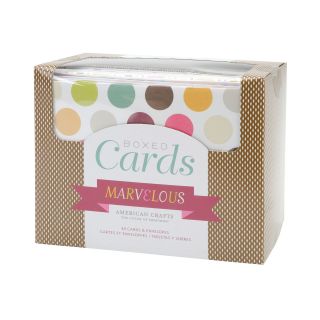 Box of 40 Patterned Cards with Envelopes