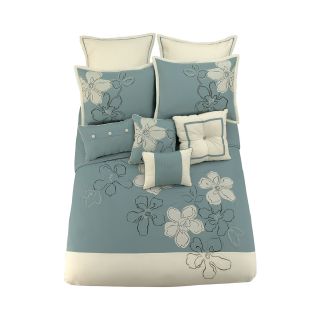 Seaside Bloom 10 pc. Comforter Set, Blue