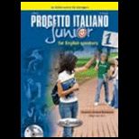Progetto Italiano Junior 1 for English Speakers (A1) With Cd