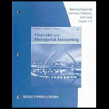 Financial and Managerial Accounting  Working Papers Volume 1