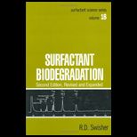 Surfactant Biodegradation