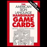American Sign Language Handshape Game Cards