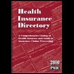 Health Insurance Carrier Directory 2010