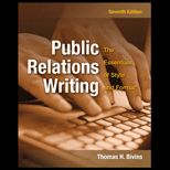 Public Relations Writing  The Essentials of Style and Format