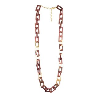 Designs by Adina Gold Tone Two Tone Chain Necklace, Womens