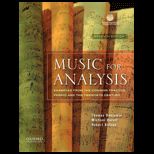 Music for Analysis  Examples from the Common Practice Period and the Twentieth Century   With CD