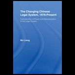 Changing Chinese Legal System