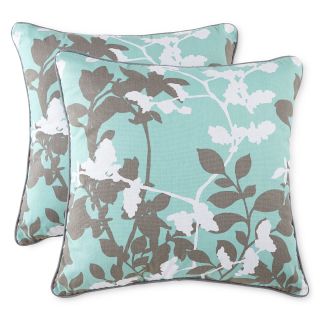  2 pk. Decorative Pillows, Seafoam