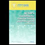 ACSMs Guidelines for Exercise Testing and Prescription (Sp)