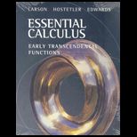 Essential Calculus  Early Transcendental Functions