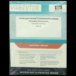 Interpersonal Communication   WebTutor Access