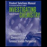 Investigating Chemistry   Student Solution Manual