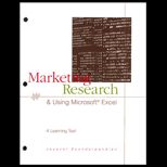 Market Research and Using Microsoft Excel / With 3.5 Disk