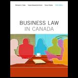 Business Law in Canada   With Access