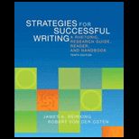 Strategies for Successful.  Rhet, Rsch. Guide, Reader and Handbook