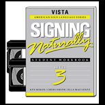 Signing Naturally Level 3, Student Workbook and 2 Videos