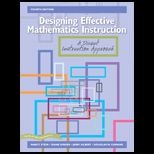 Designing Effective Mathematics Instruction