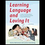 Learning Language and Loving It  A Guide to Promoting Childrens Social, Language, and Literacy Development in Early Childhood Settings