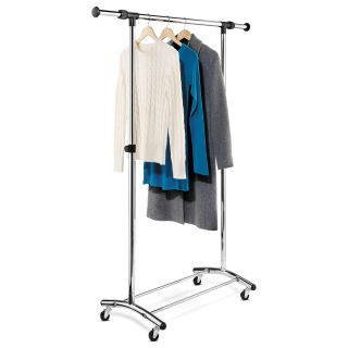 HONEY CAN DO Honey Can Do Commercial Chrome Garment Rack