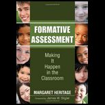 Formative Assessment  Making It Happen in the Classroom