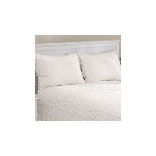 Lichtenberg Savannah Sham, White