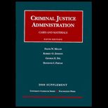 Criminal Justice Administration, 2000 Supplement