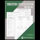 Tableting Specification Manual