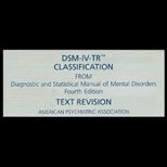 DSM IV TR Classification Sheet