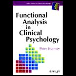 Functional Analysis in Clinical Psych.