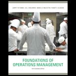 Foundations of Oper. Management  Text (Canadian)