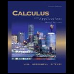 Calculus With Application, Brief (Custom Package)