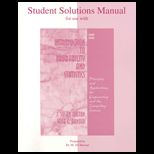 Introduction to Probability and Statistics (Student Solutions Manual)