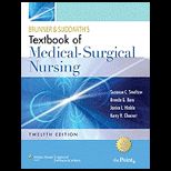 Brunner / Suddarths Textbook of Medical Surgical Nursing    Single  Volume   With DVD